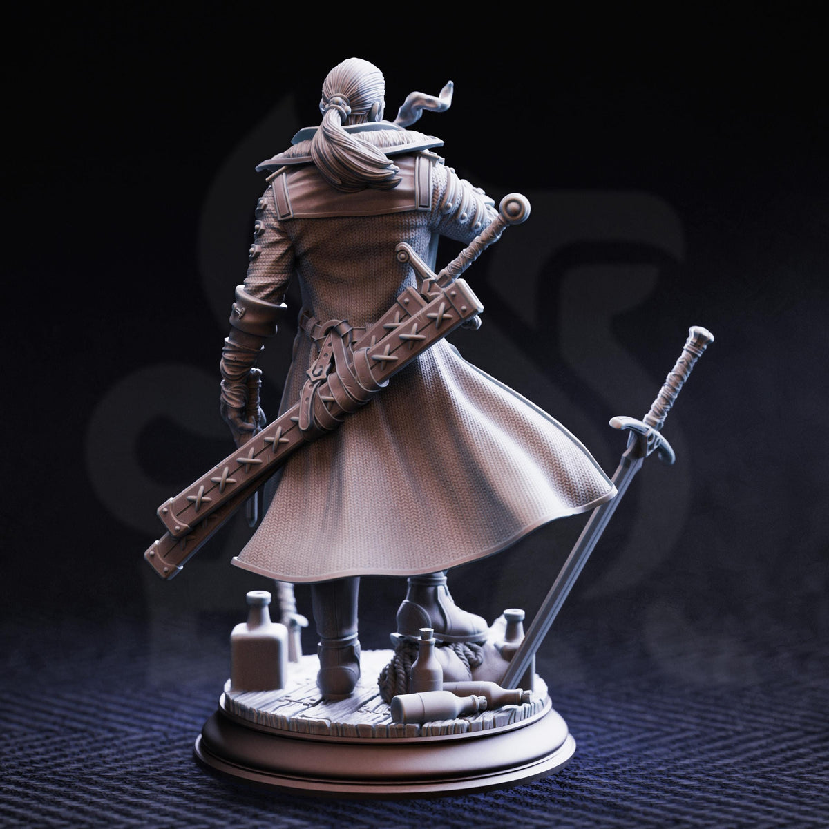 Hex Hunter Mob Boss - Vincent Nightingale 32mm Resin Miniature D&D 3D Print DND Victorian
