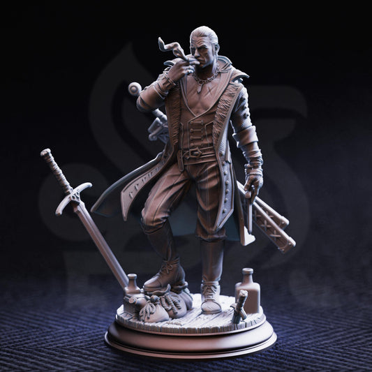 Hex Hunter Mob Boss - Vincent Nightingale 32mm Resin Miniature D&D 3D Print DND Victorian
