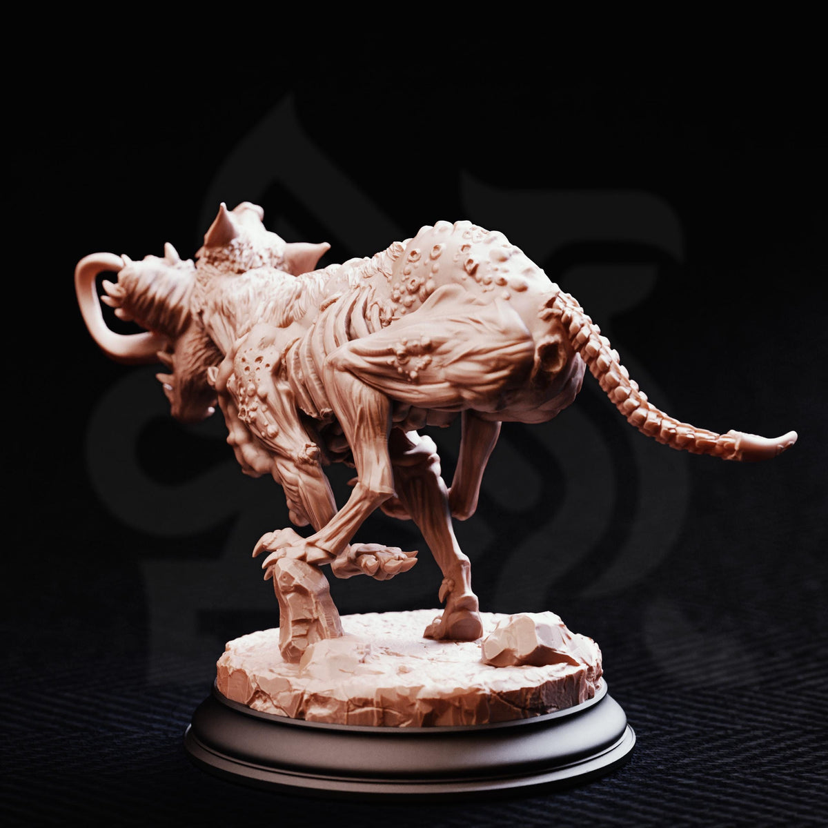 Shapeshifted Blood Hounds - Slagsting 32mm Resin Miniature D&D 3D Print DND