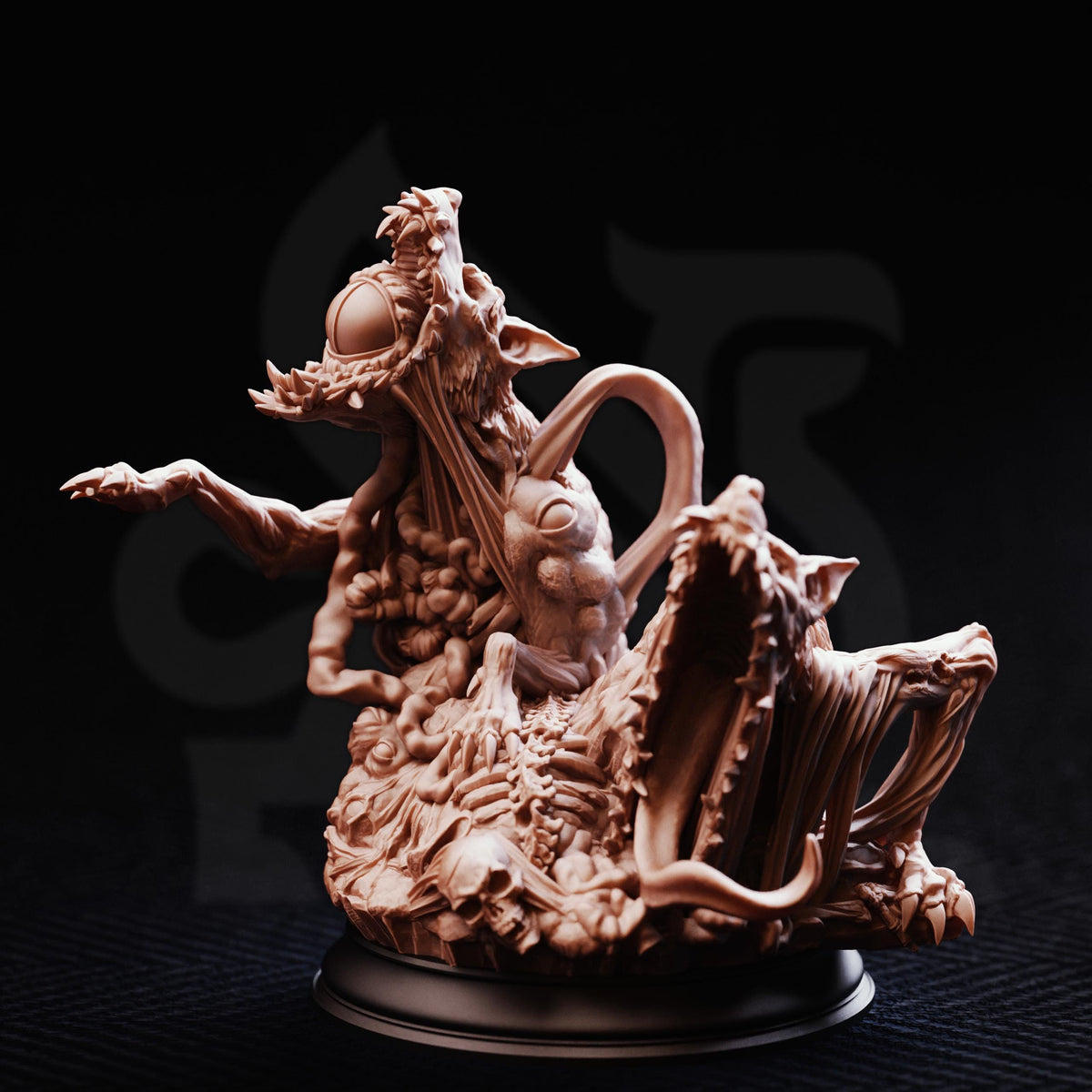 Shapeshifted Blood Hounds - Slagsting 32mm Resin Miniature D&D 3D Print DND