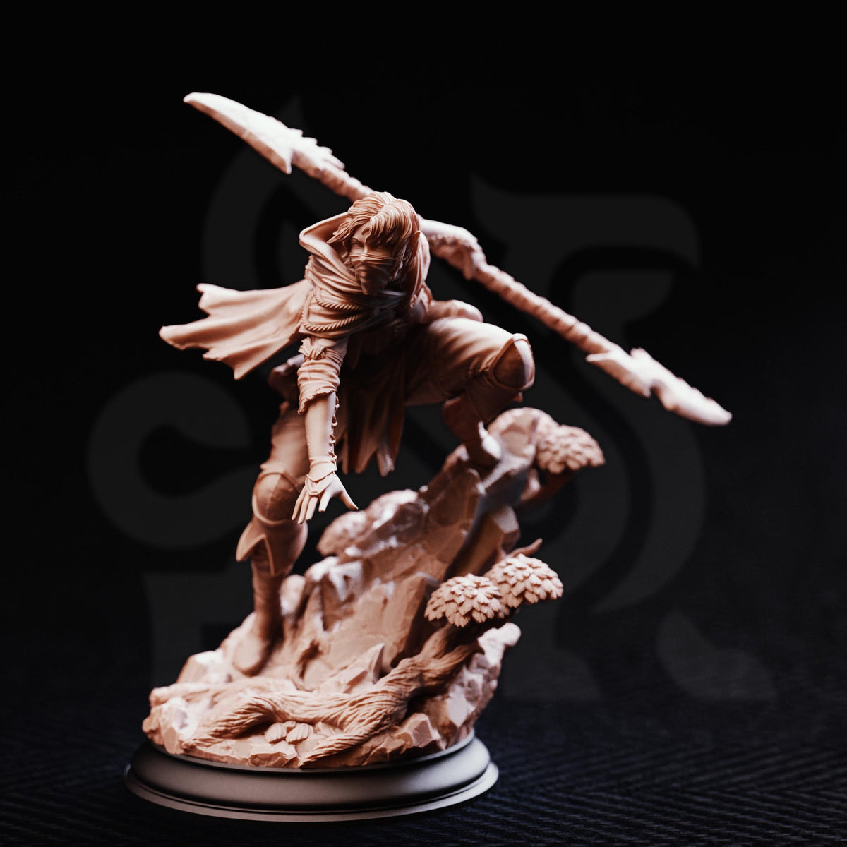 Outlander Ranger - Tira of the Farlands 32mm Resin Miniature D&D 3D Print DND