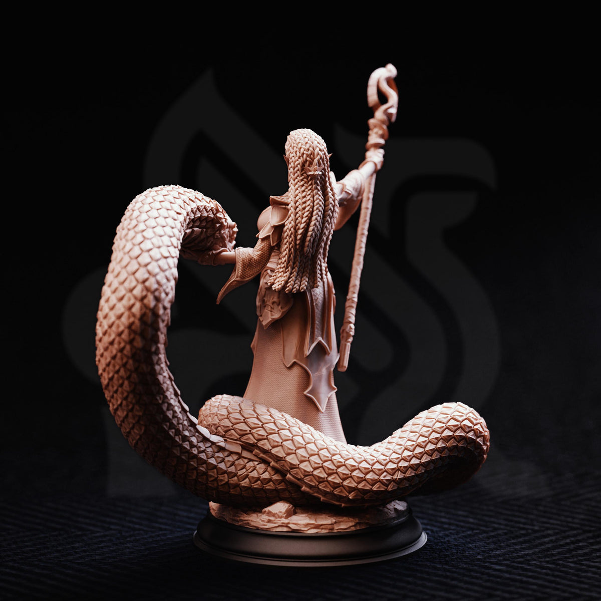 Sun Elf Snake Sorceress - Zarya 32mm Resin Miniature D&D 3D Print DND