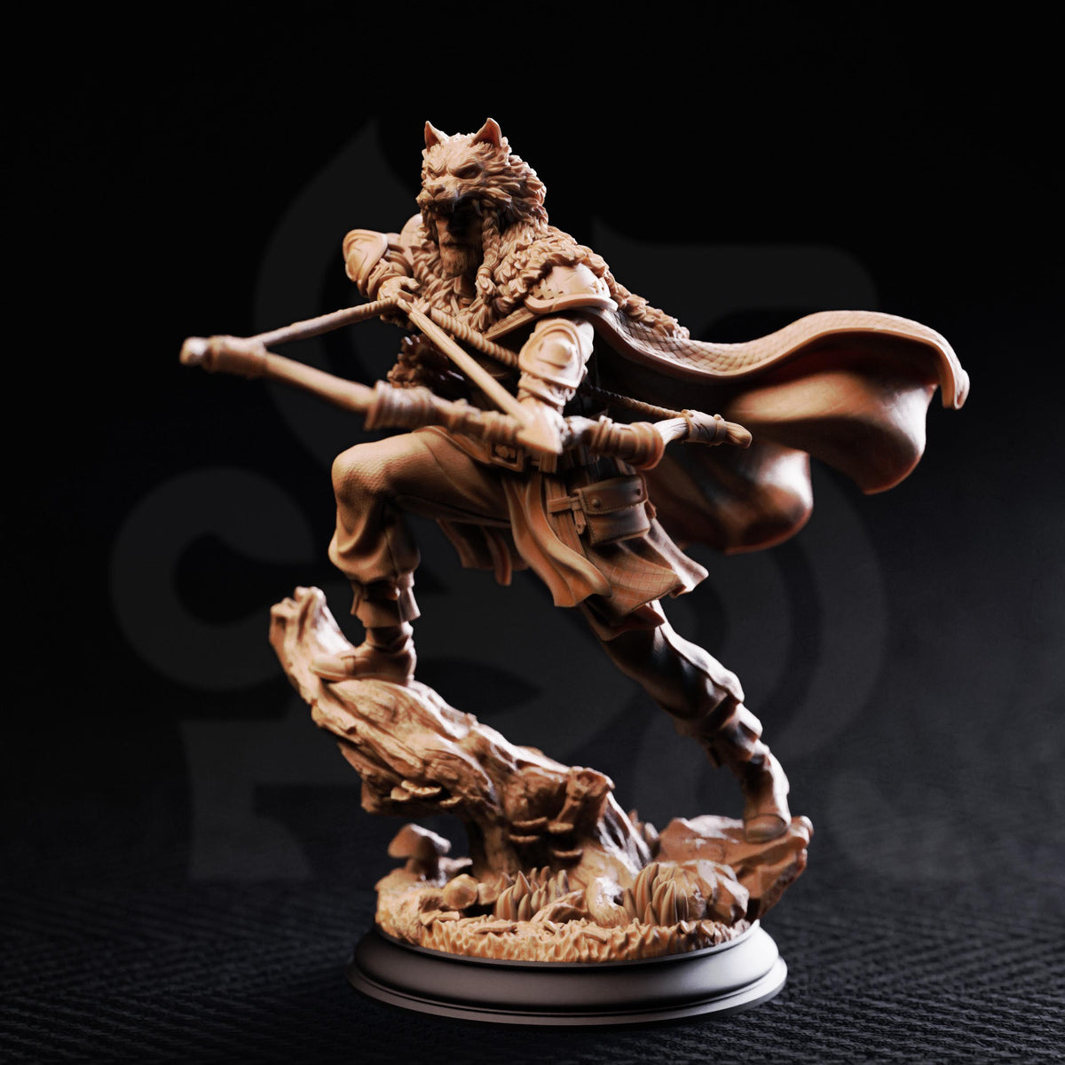 Nordic Ranger - Vidarr Skallgrim 32mm Resin Miniature D&D 3D Print DND Viking