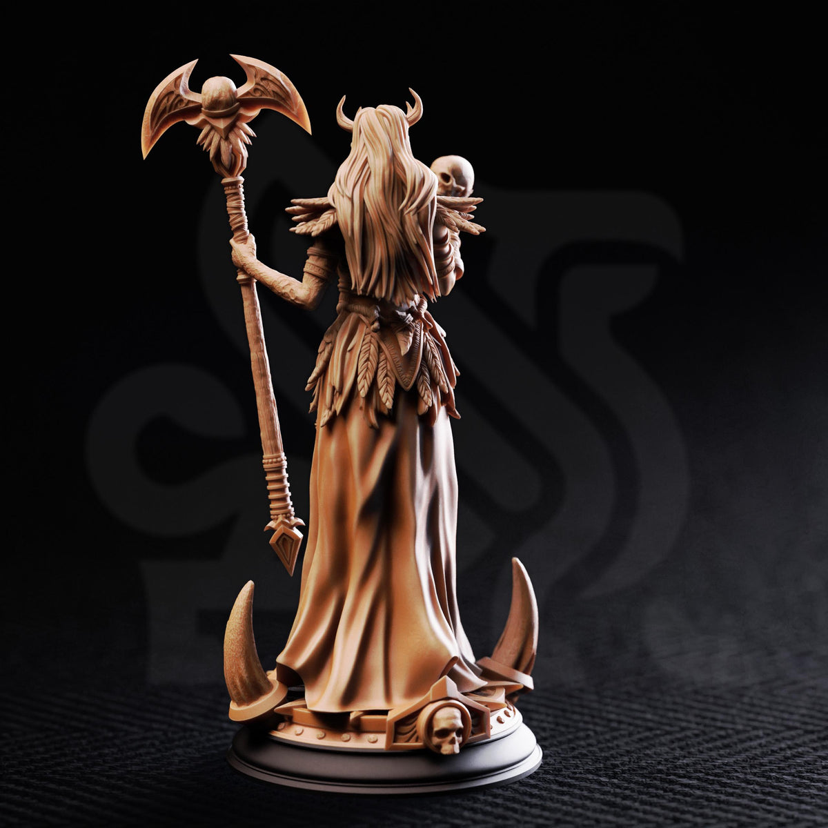 Goddess of the Underworld - Hel 32mm Resin Miniature D&D 3D Print DND Viking