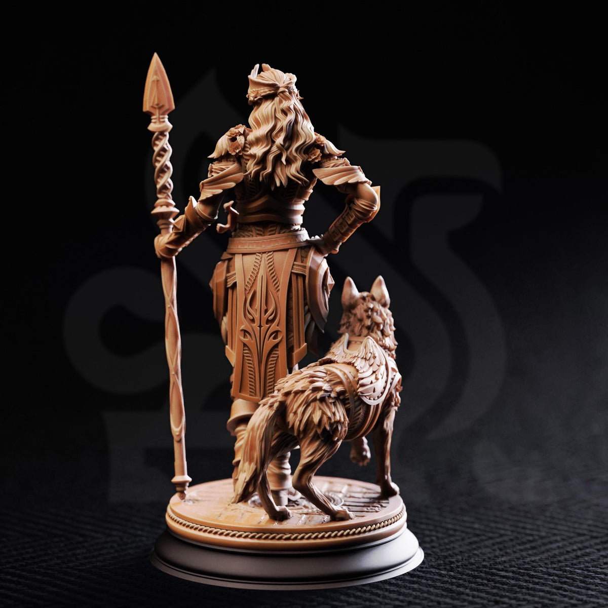 Goddess of the Hunt - Frøya 32mm Resin Miniature D&D 3D Print DND Viking