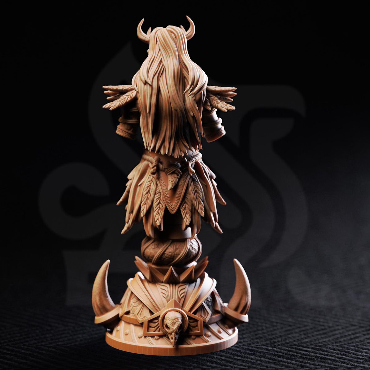 BUST Underworld Goddess - Hel 32mm Resin Miniature D&D 3D Print DND Viking