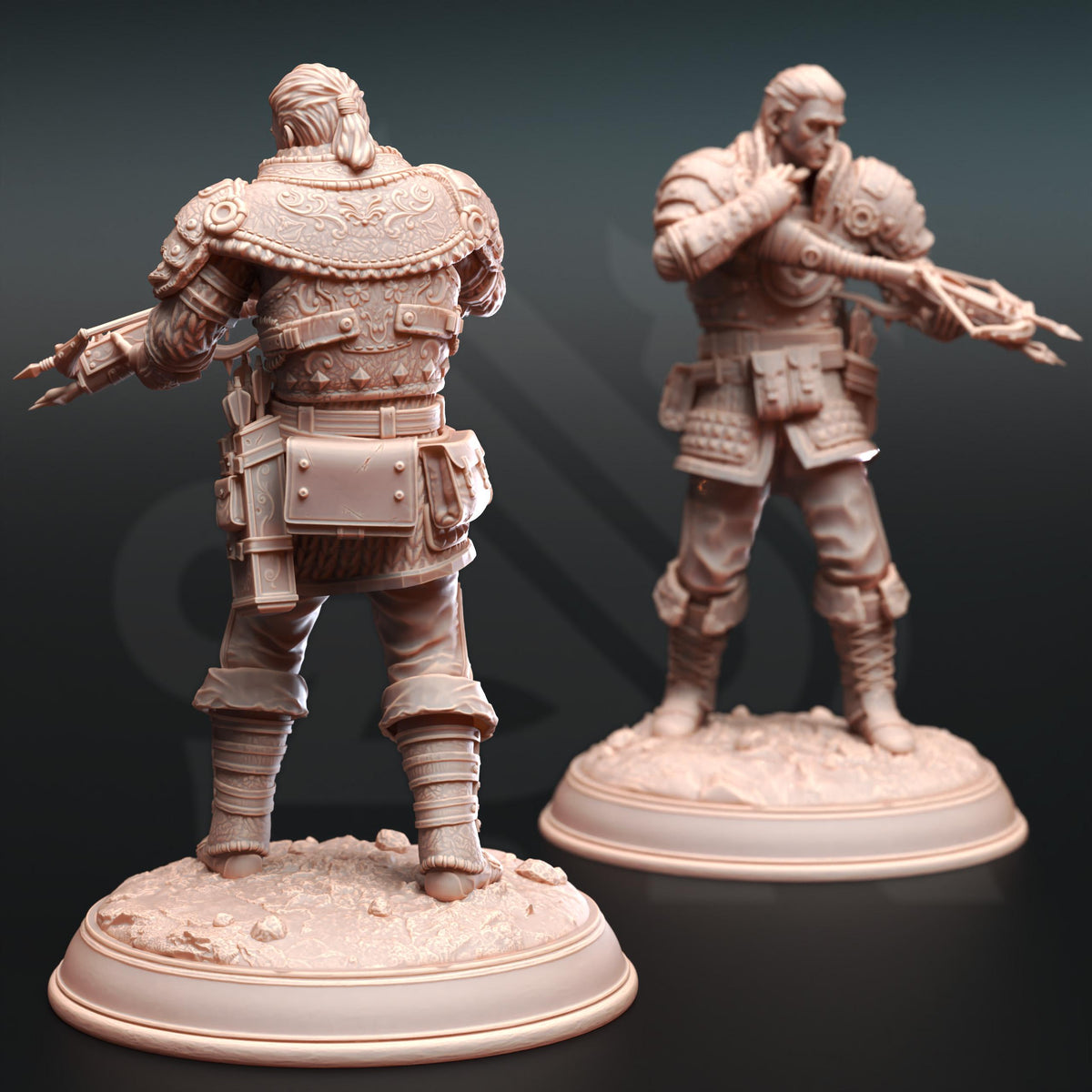 Bandit Thugs - Dusty Dirks 32mm Resin Miniature D&D 3D Print DND Fantasy