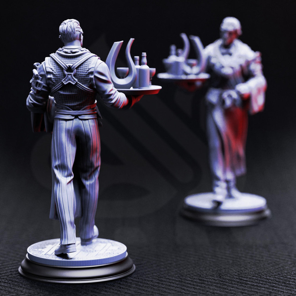 Vampire Vintner - Aimar Batteaux 32mm Resin Miniature D&D 3D Print DND Vampire