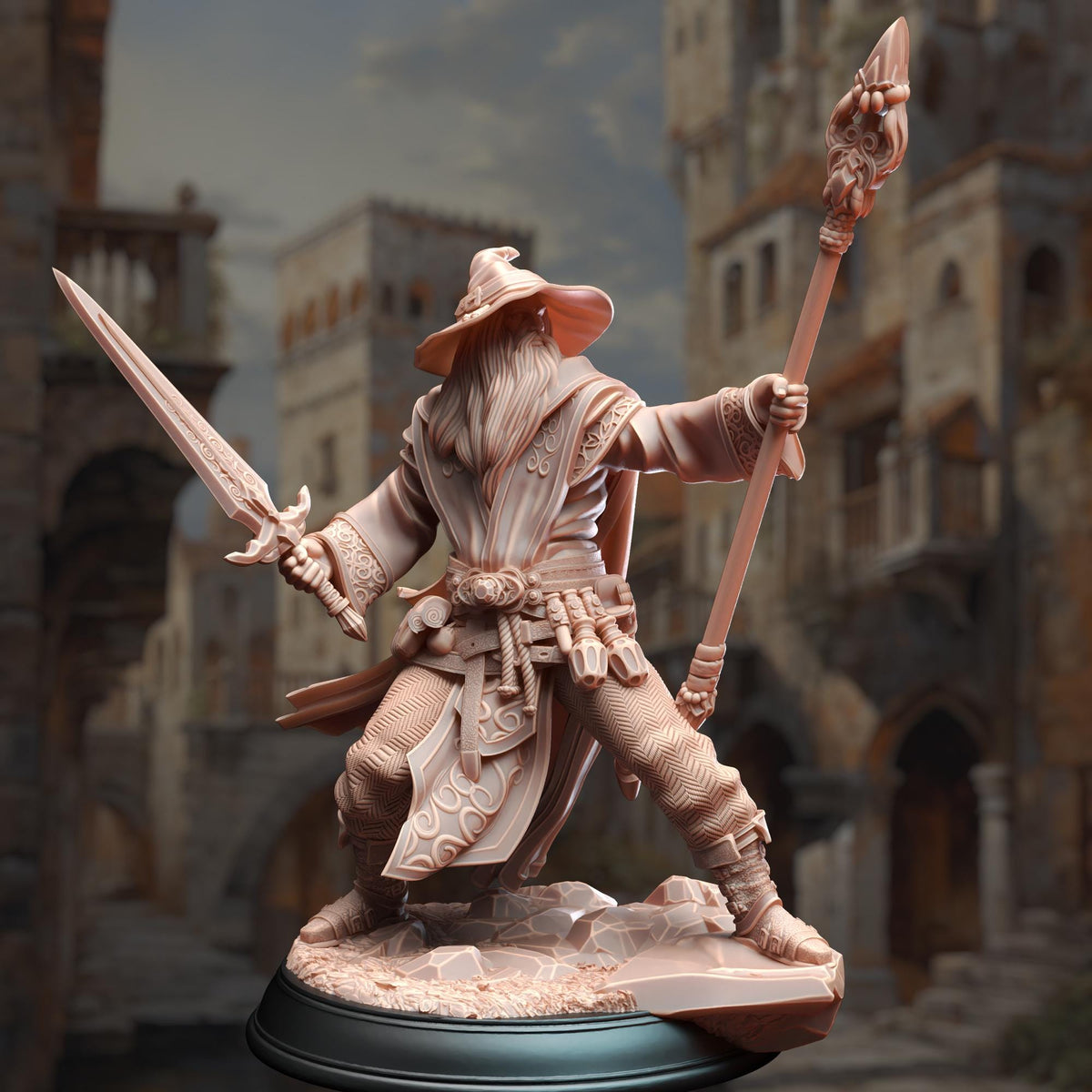 Wizard of Guidance - Artemis of Canos 32mm Resin Miniature D&D 3D Print DND Fantasy