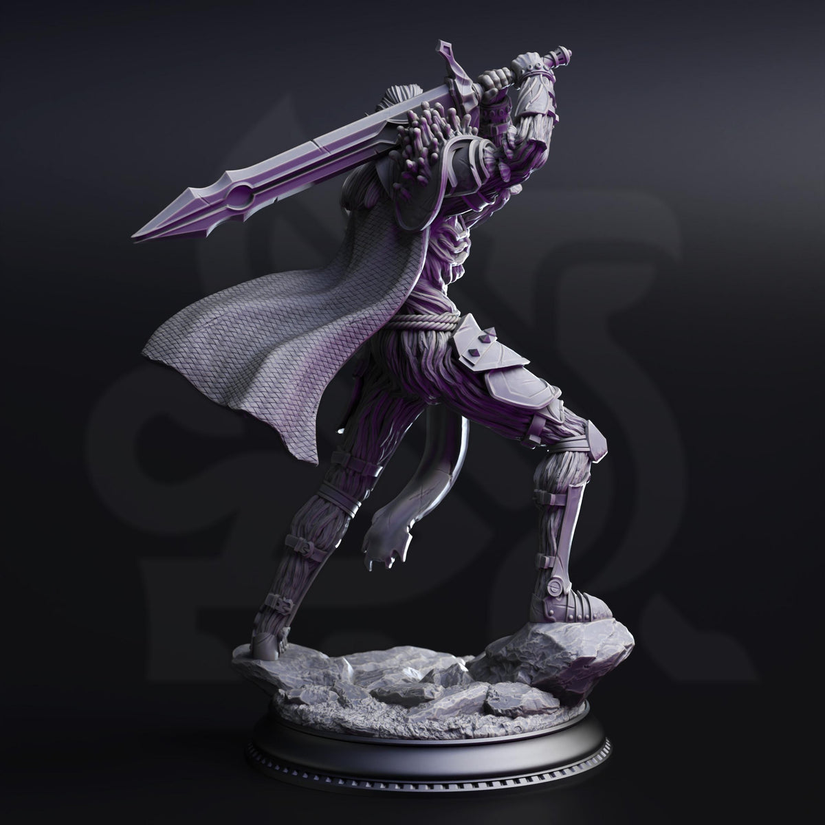 Myconid Drow Servants - The Blessed of Vaezirak 32mm Resin Miniature D&D 3D Print DND Moon