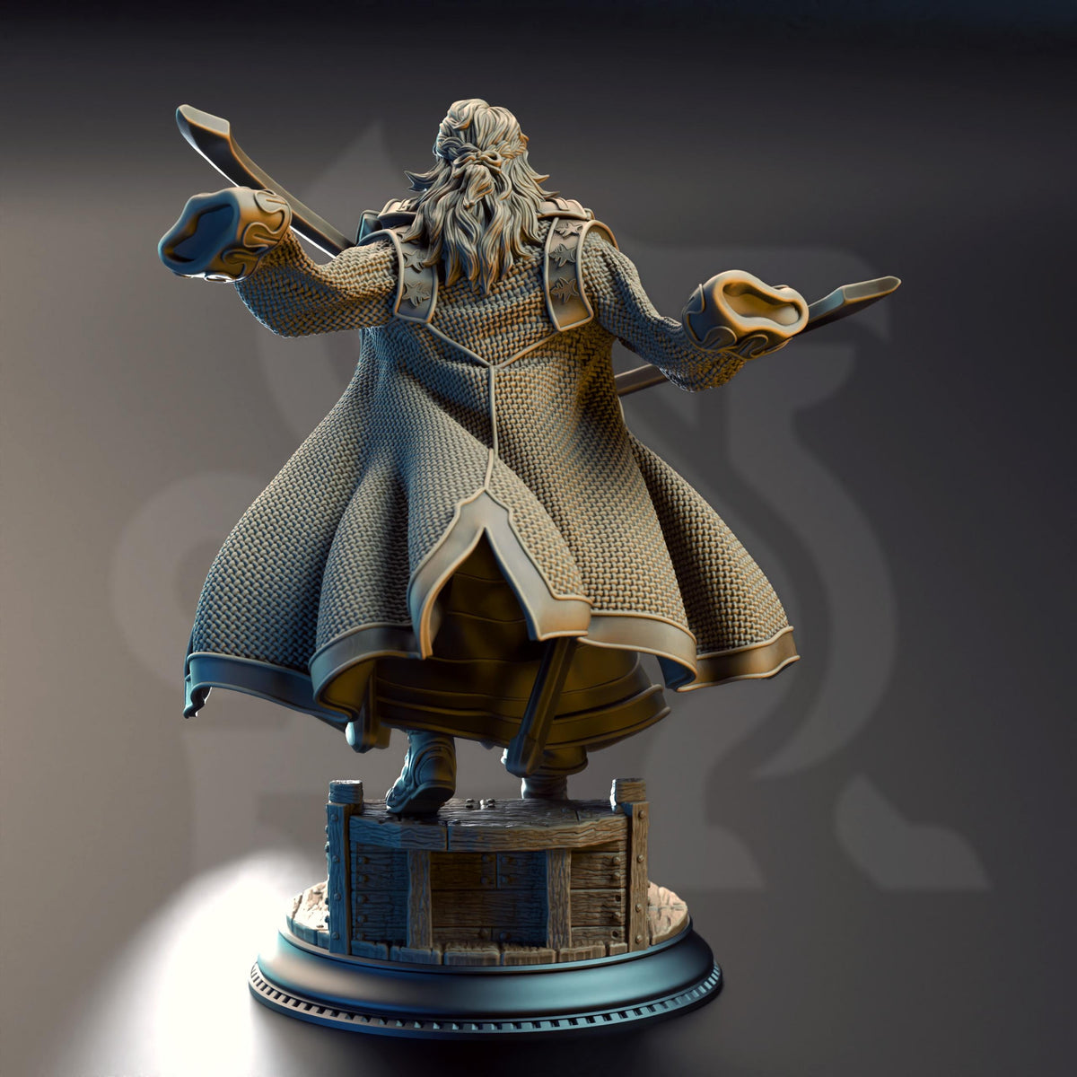 Swordsman of the Sea - Ignacio Reyes 32mm Resin Miniature D&D 3D Print DND Pirate