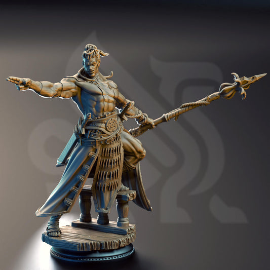 Goliath Pirate First Mate - Arakun of the Wastes 32mm Resin Miniature D&D 3D Print DND