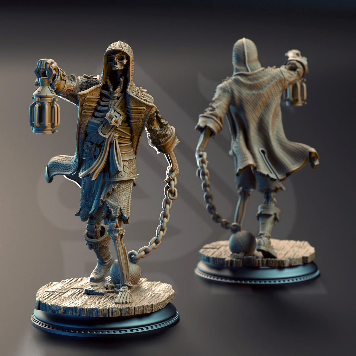 Pirate Skeleton Crew - Undying Scallywags of the Damned Galleon 32mm Resin Miniature D&D 3D Print DND