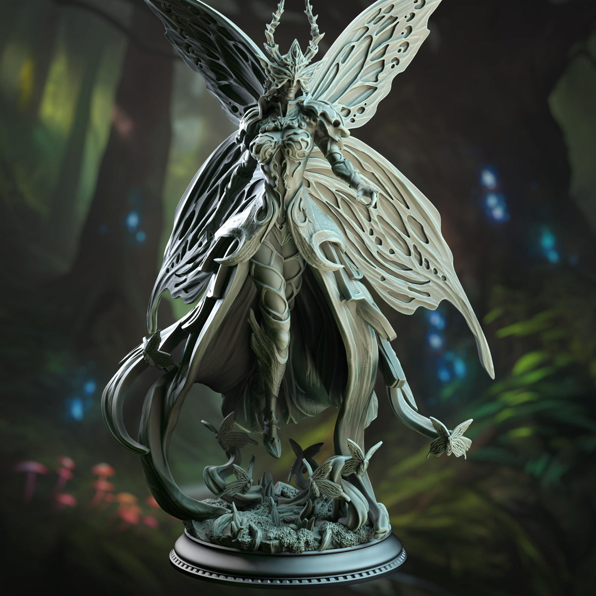 Fairy Queen - Userios of the Fey Court 32mm Resin Miniature D&D 3D Print DND Forest