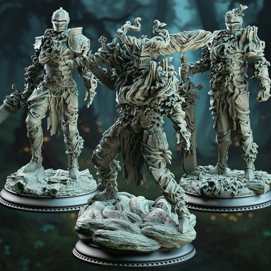 Fey Animated Armor - Forgotten Knights 32mm Resin Miniature D&D 3D Print DND Forest
