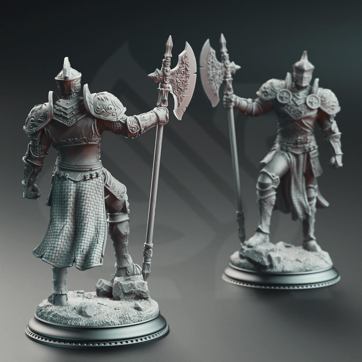 Knight of the Tower - Ser Claudius 32mm Resin Miniature D&D 3D Print DND Grimdark