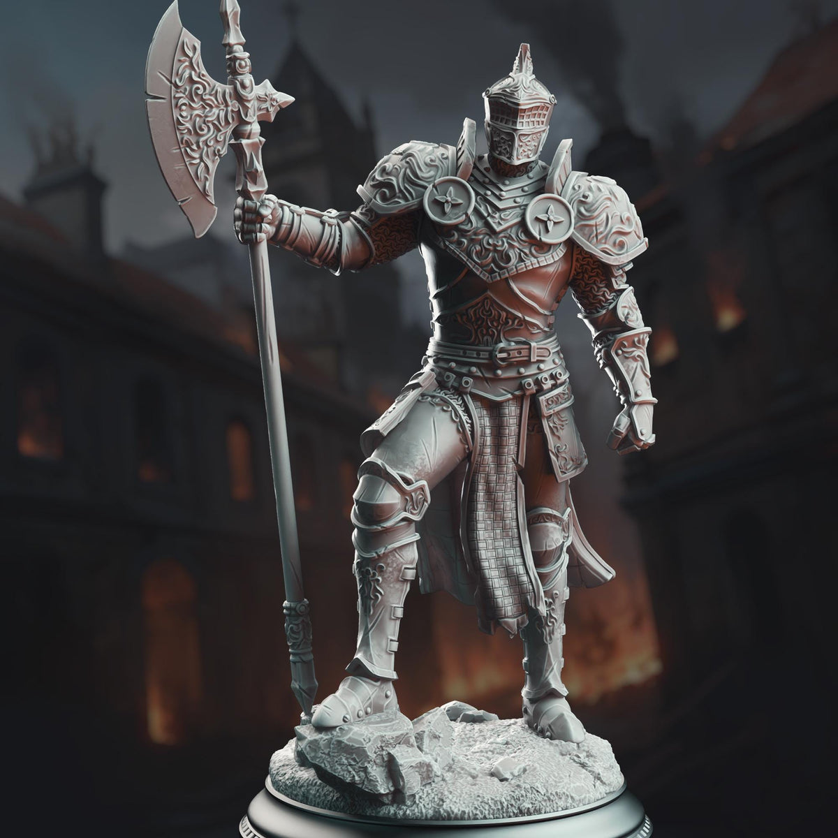 Knight of the Tower - Ser Claudius 32mm Resin Miniature D&D 3D Print DND Grimdark