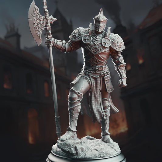 Knight of the Tower - Ser Claudius 32mm Resin Miniature D&D 3D Print DND Grimdark