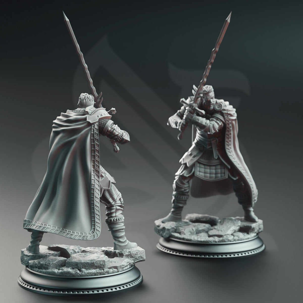 Grizzled Veteran Commander - Field Marshal Kurt Williams 32mm Resin Miniature D&D 3D Print DND Grimdark