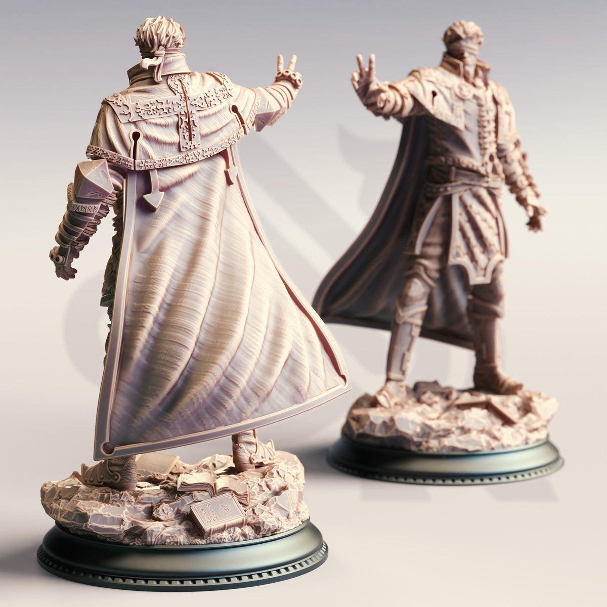 Half Elf Psionic - Varys Farseeker 32mm Resin Miniature D&D 3D Print DND Spanish