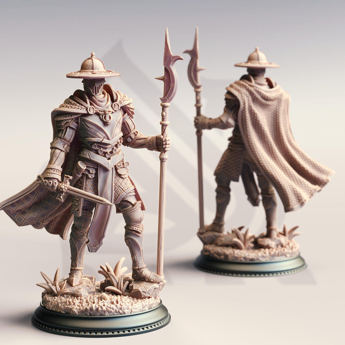 Trio - Knights of the Inquisition 32mm Resin Miniature D&D 3D Print DND Spanish