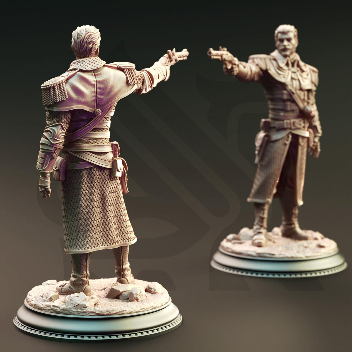 High Inquisitor Officer - Lorthren 32mm Resin Miniature D&D 3D Print DND Steampunk