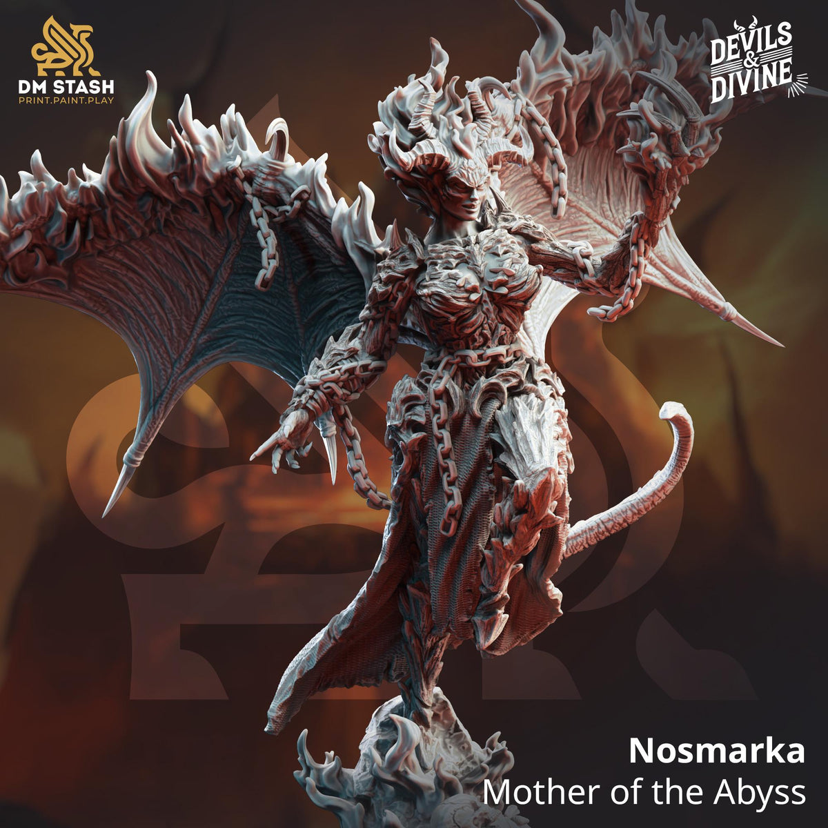 Mother of Chaos - Nosmarka 32mm Resin Miniature D&D 3D Print DND Monster