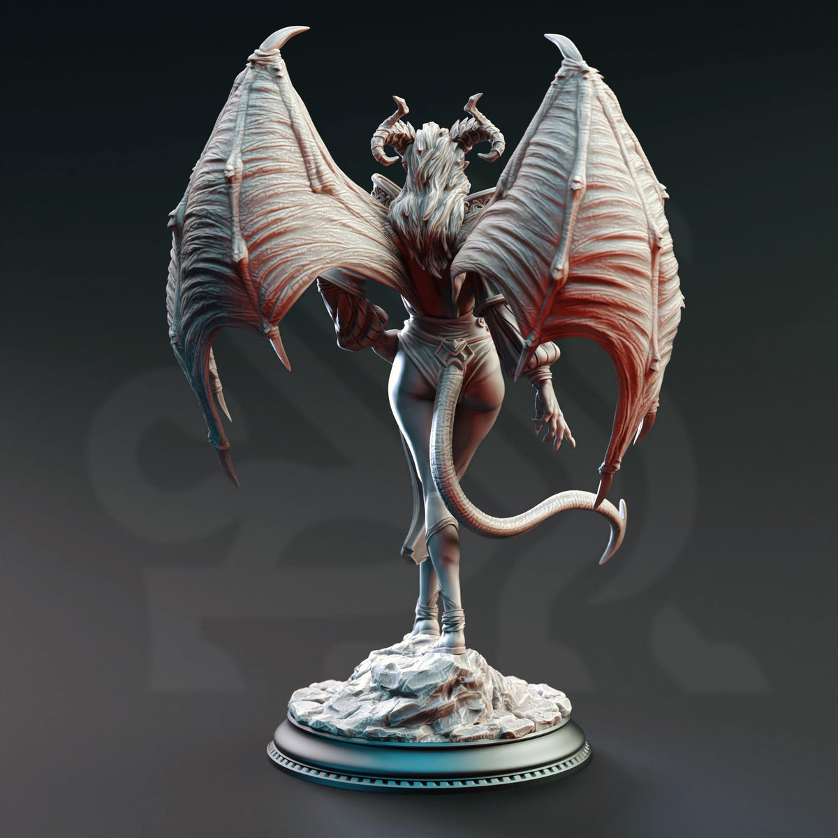 Succubus of Broken Oaths - Fortuna 32mm Resin Miniature D&D 3D Print DND Monster