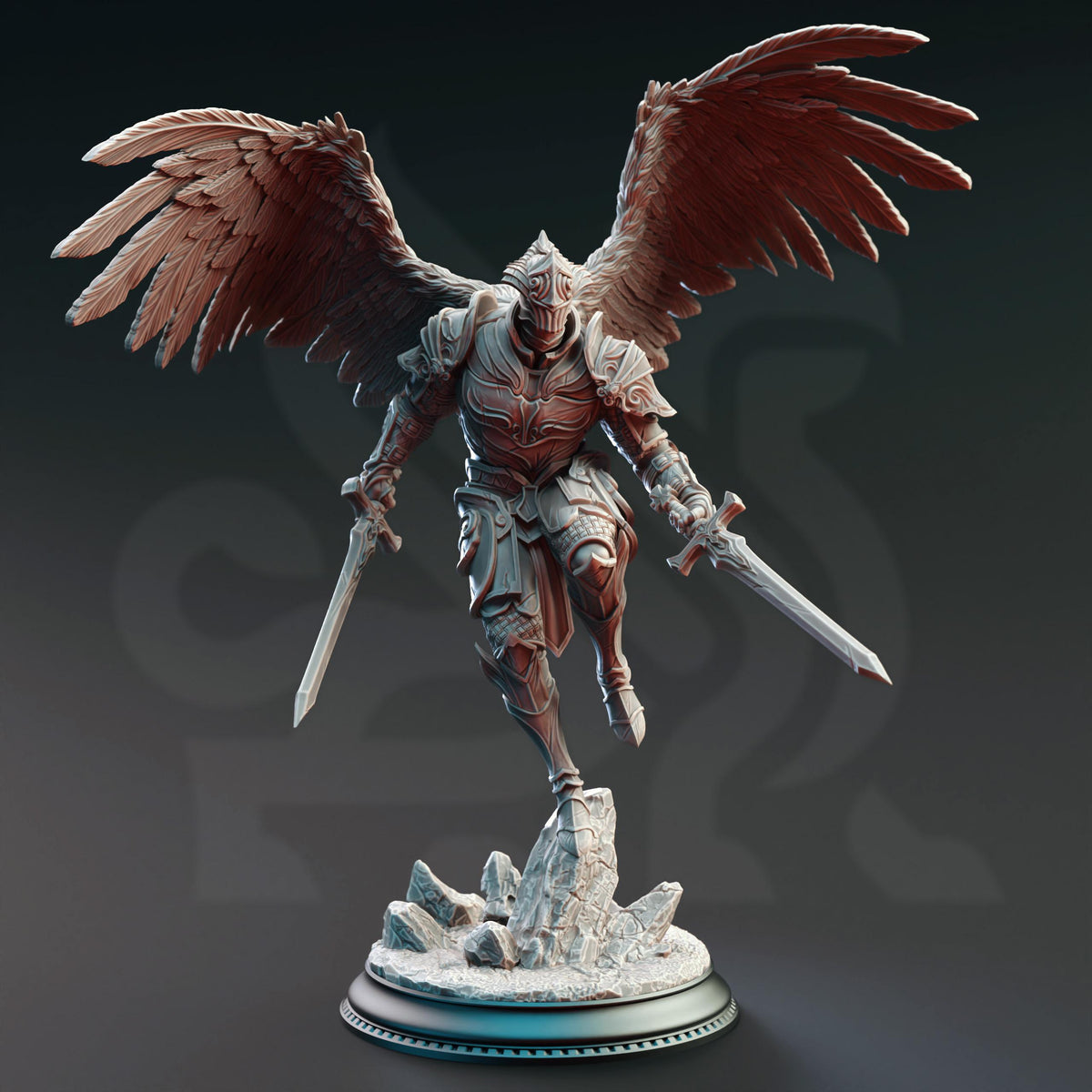 Angelic Warriors - Angels of Syelden 32mm Resin Miniature D&D 3D Print DND Monster