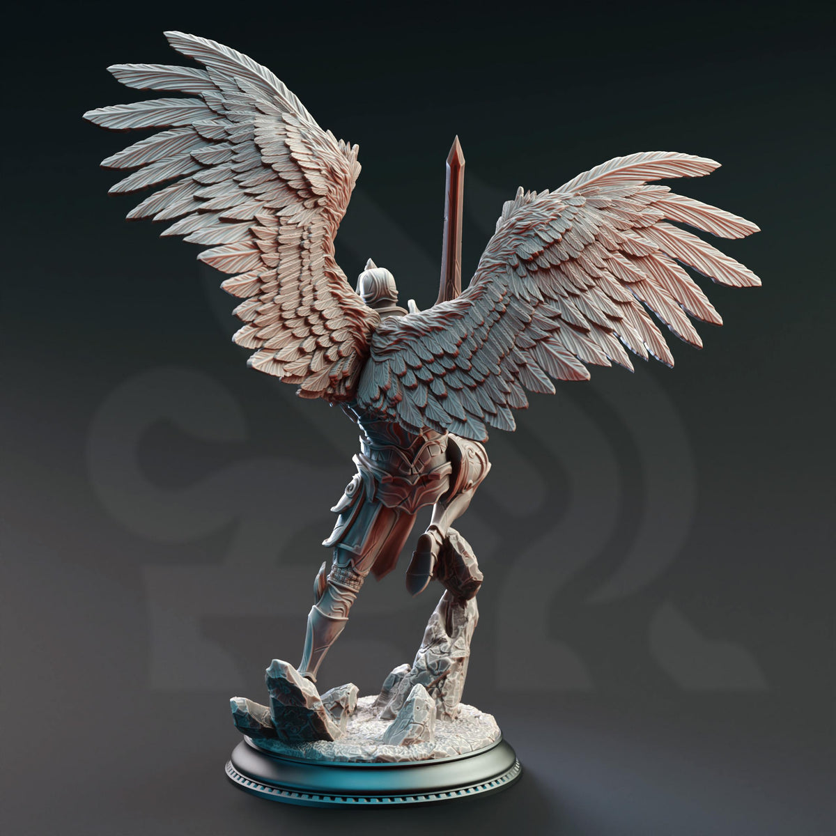 Angelic Warriors - Angels of Syelden 32mm Resin Miniature D&D 3D Print DND Monster