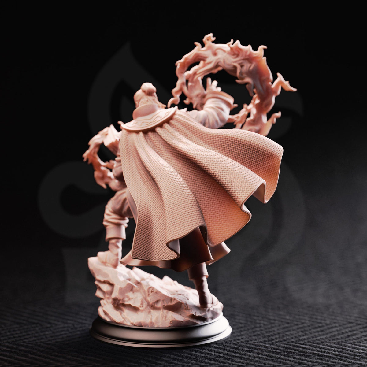 The Wandering Mage - Aaron Drafthold 32mm Resin Miniature D&D 3D Print DND Fantasy