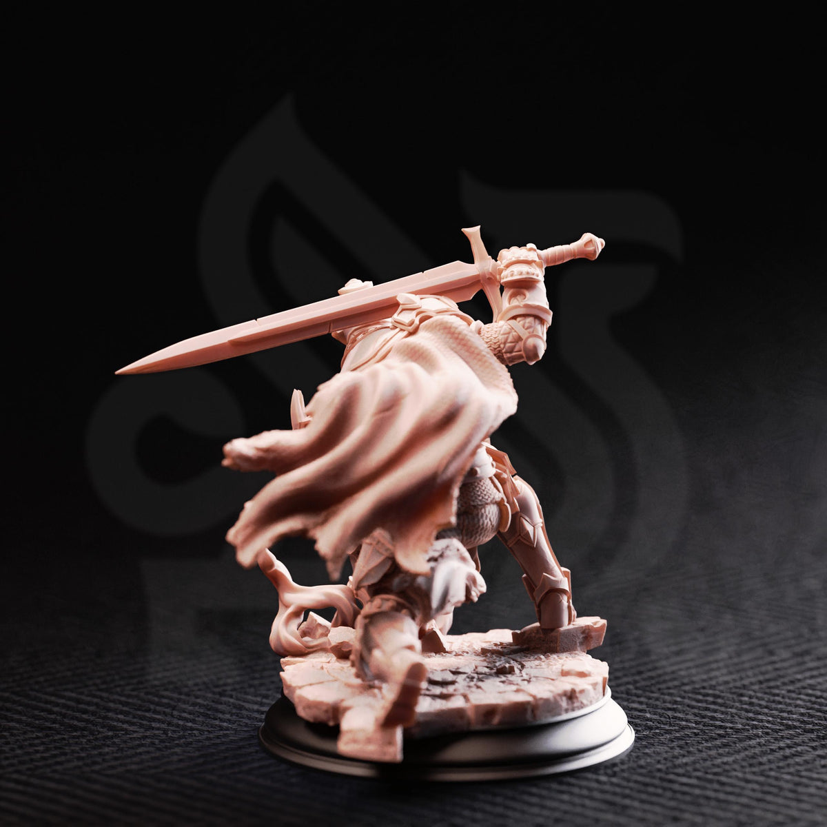 Arcane Armor - Knights of the Bastion 32mm Resin Miniature D&D 3D Print DND Mage