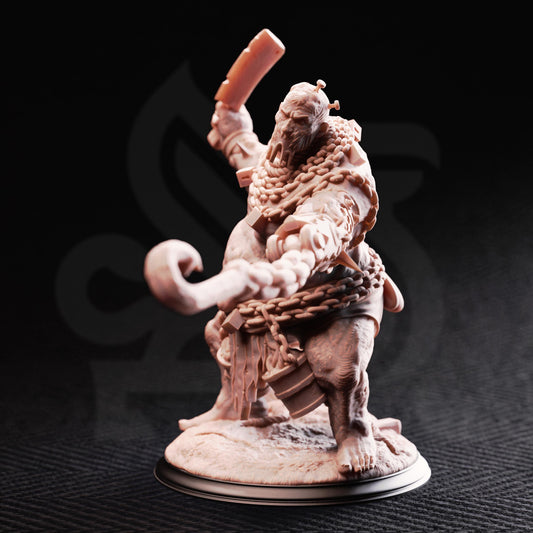 Flesh Golem - The Sown One 32mm Resin Miniature D&D 3D Print DND Mage