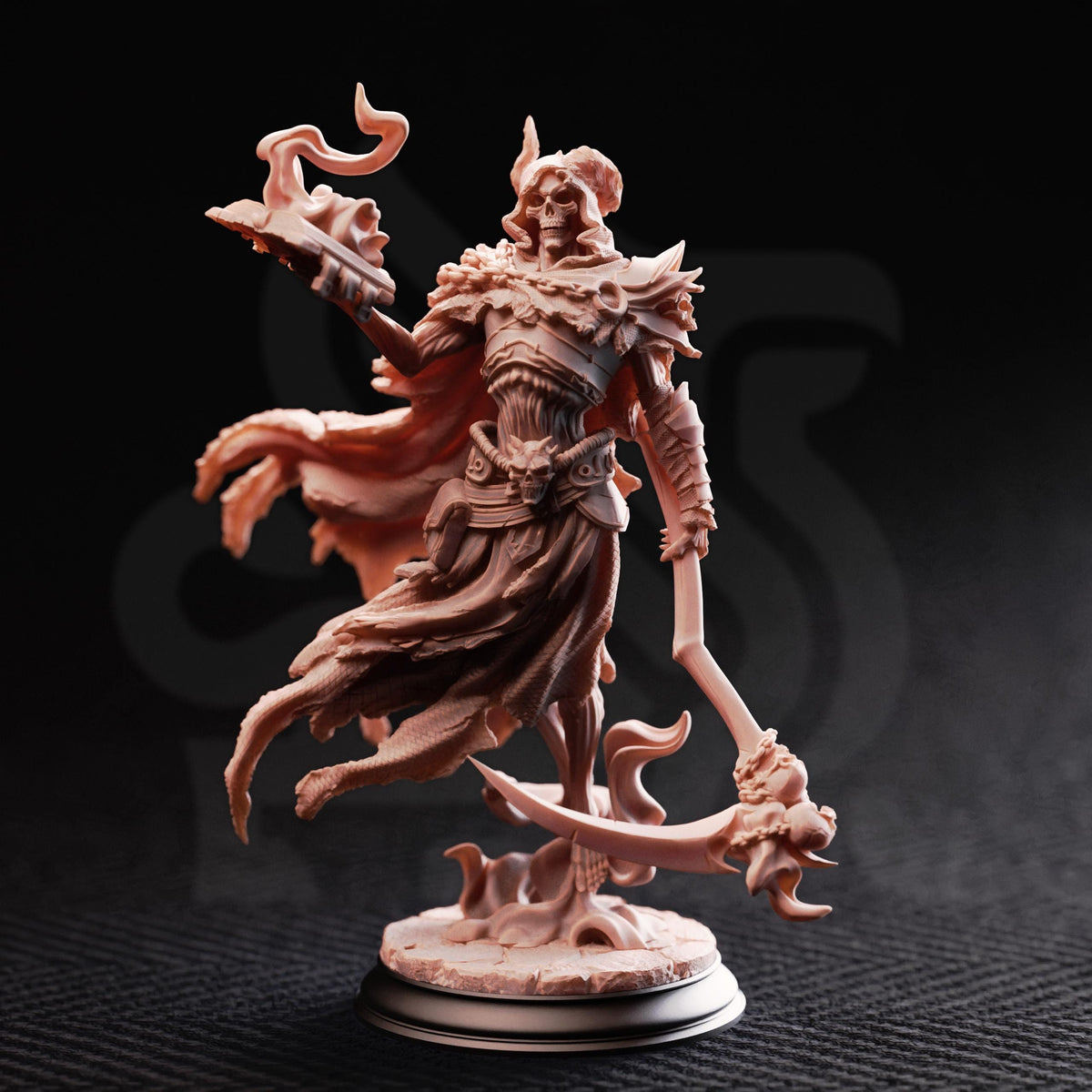 Lich of the Restless Grave - Siltharis 32mm Resin Miniature D&D 3D Print DND Mage