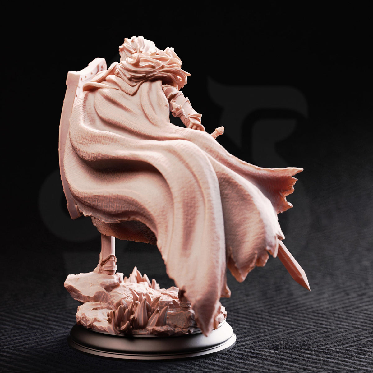 Female Human Fighter - Lydia the Untarnished 32mm Resin Miniature D&D 3D Print DND Mage