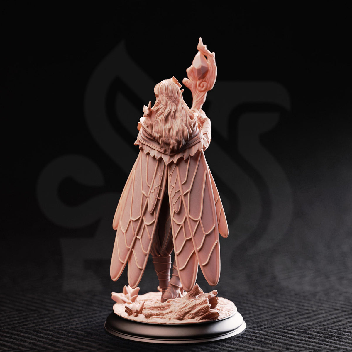 Druid of the Canopy - Kahlia Birdsong 32mm Resin Miniature D&D 3D Print DND Mage