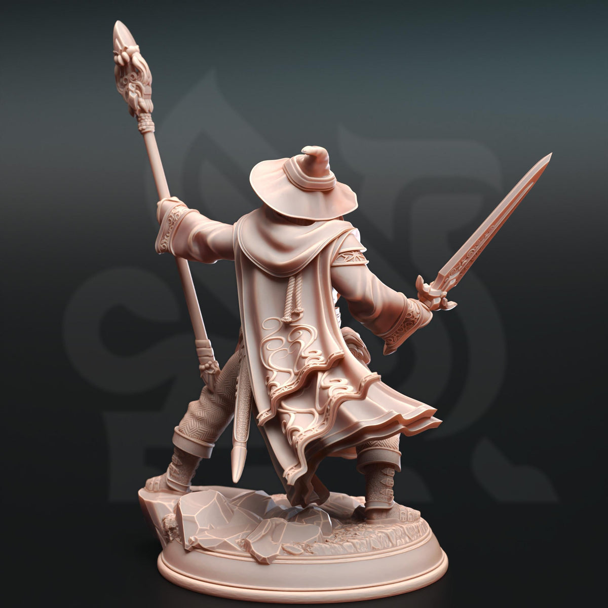 Wizard of Guidance - Artemis of Canos 32mm Resin Miniature D&D 3D Print DND Fantasy