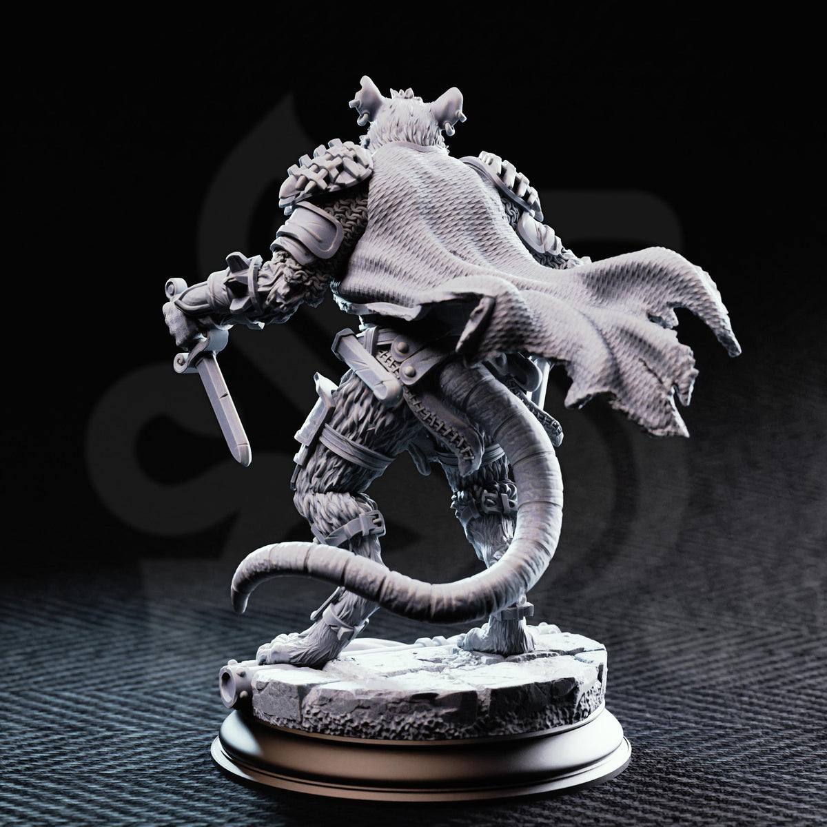 Ratfolk Vermin Grunts - Scabbers 32mm Resin Miniature D&D 3D Print DND Arena