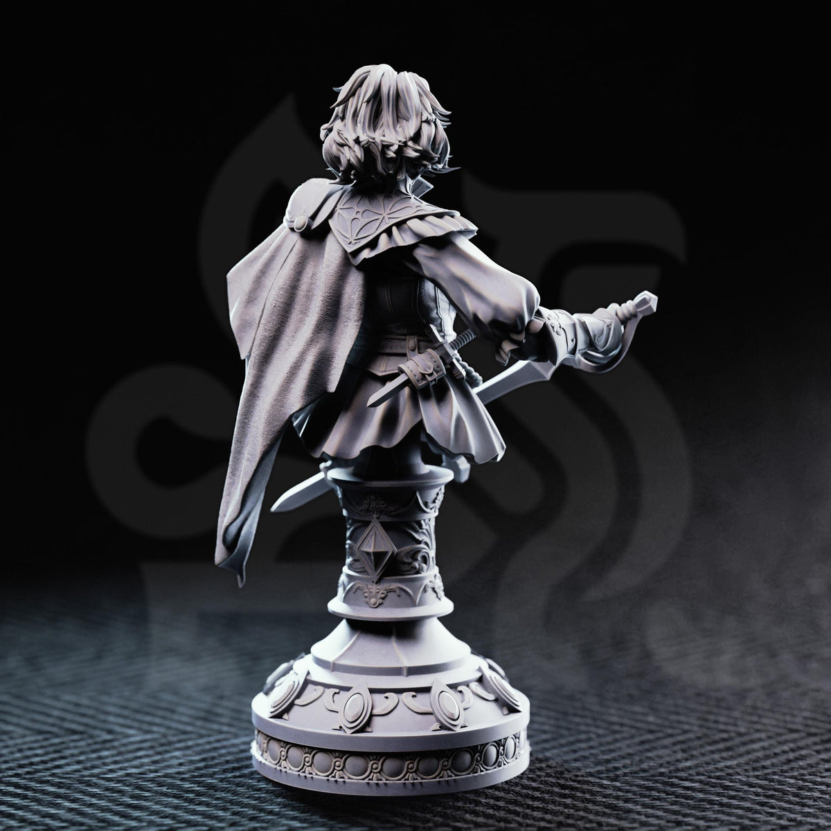 BUST - Vampire Noblewoman Duelist - Victoria Asquith 32mm Resin Miniature D&D 3D Print DND Arena
