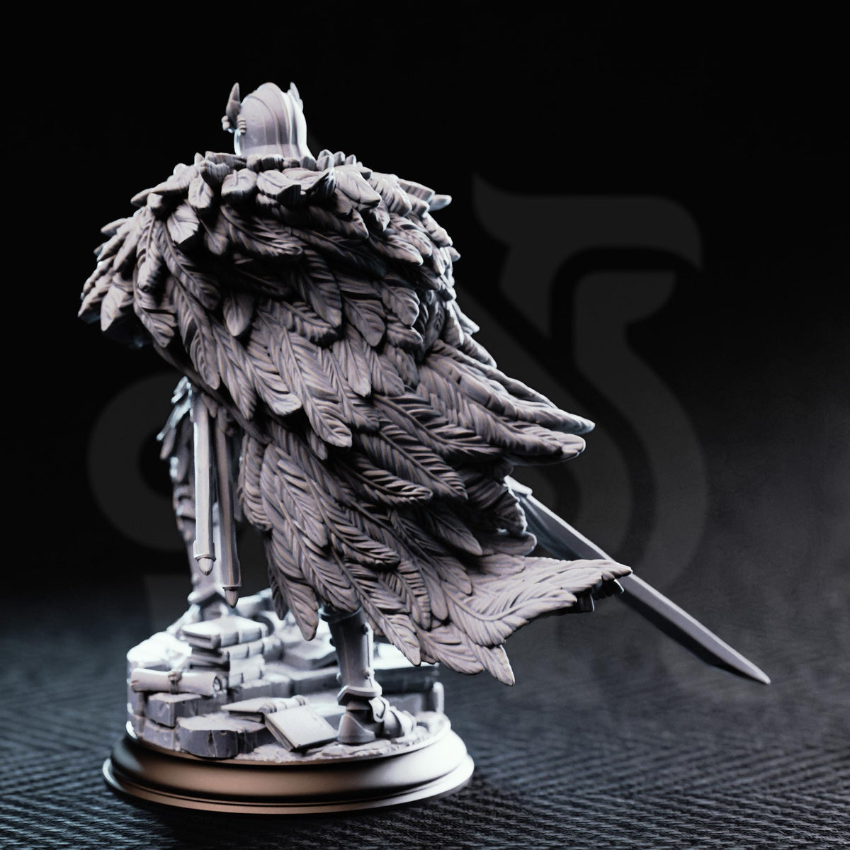 Knight of the Owl - Eulysses the Eversighted 32mm Resin Miniature D&D 3D Print DND Arena