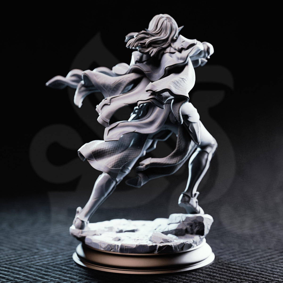 High Elf Spellsword - Cerindelia of House Verani 32mm Resin Miniature D&D 3D Print DND Arena