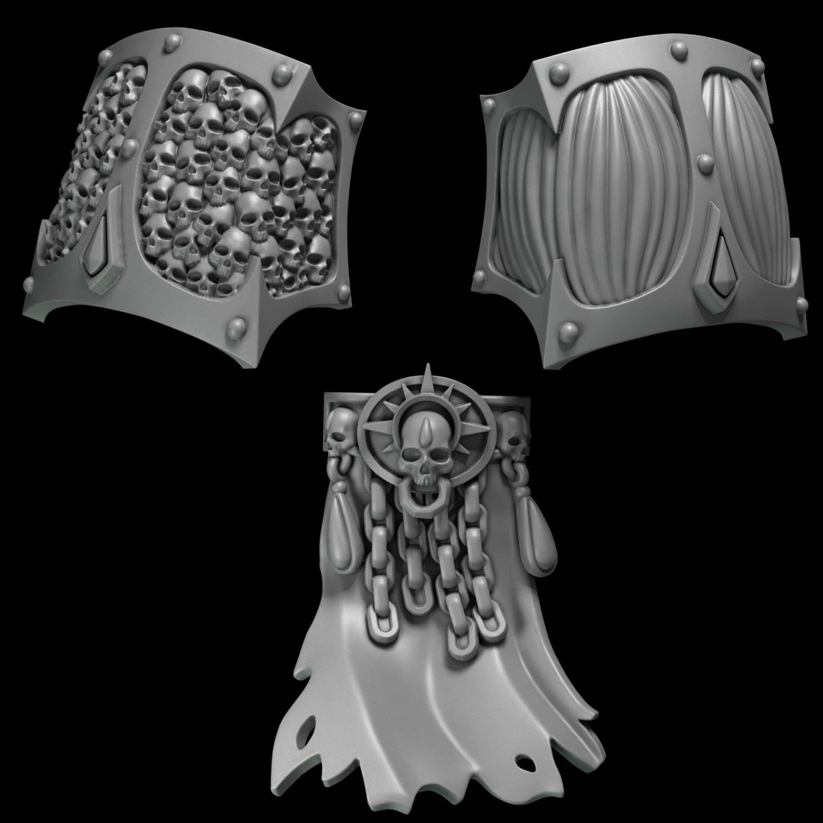 Crimson Lords Rage Ancient Armor Conversion Bits Set for Wargames & Skirmish Tabletop 3d Printed