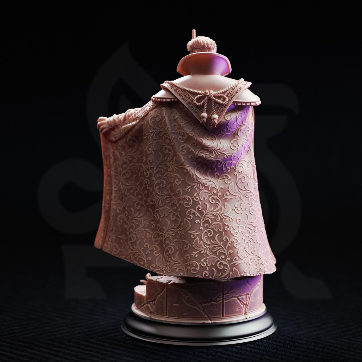 Alchemist Wizard Miniature | Unpainted 32mm Resin DnD Mini | Male Mage Professor Scholar | Luther Fleck | Tabletop RPG NPC Figure