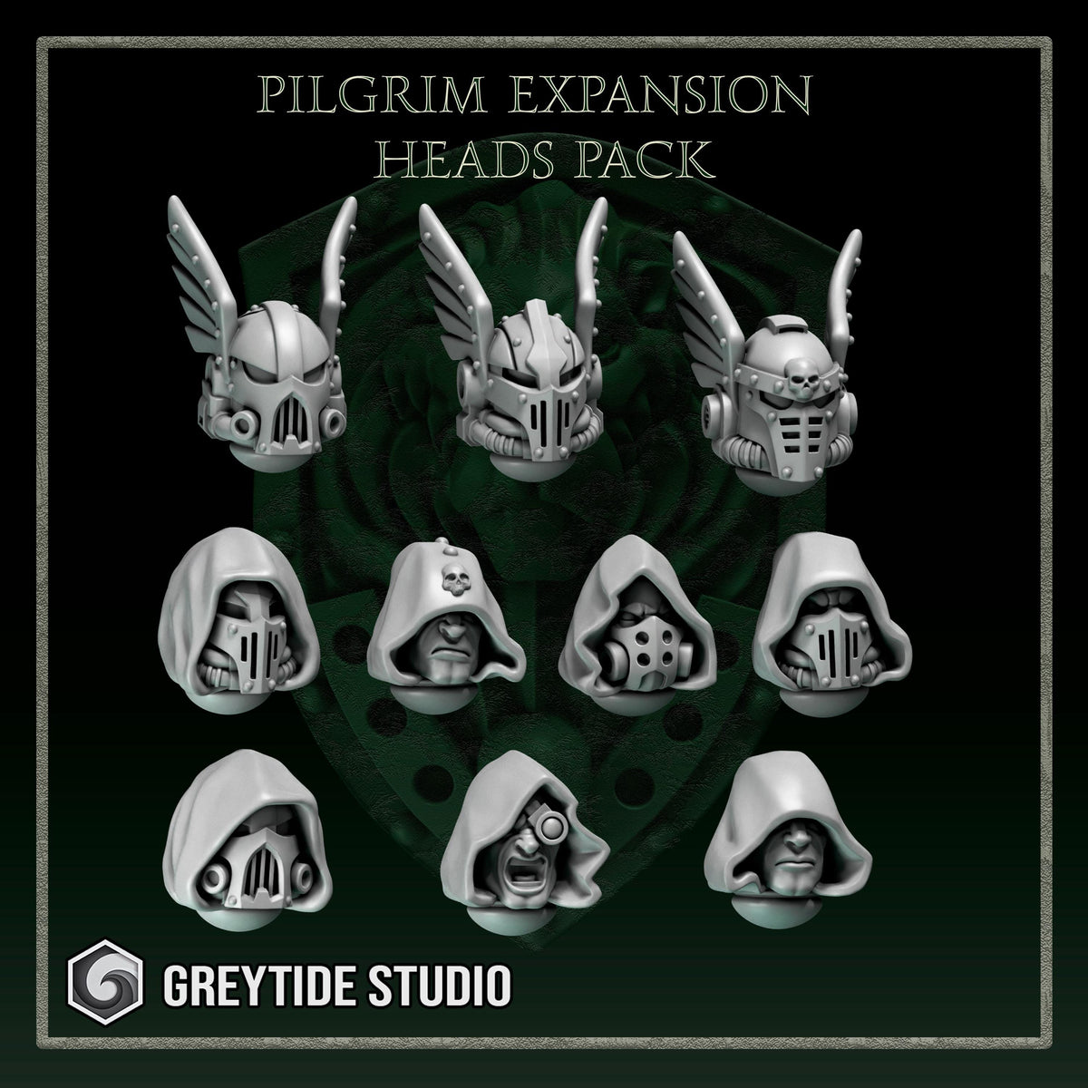 Pilgrims Expansion Set for Wargames & Skirmish Tabletop 3d Printed Bits