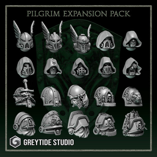 Pilgrims Expansion Set for Wargames & Skirmish Tabletop 3d Printed Bits