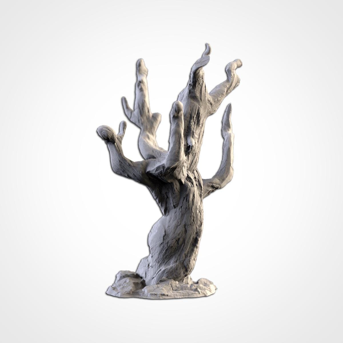 Dead Trees Terrain Set | 32mm Haunted Forest Scenery | Spooky Tabletop RPG Wargaming Trees | Gothic Woods Diorama