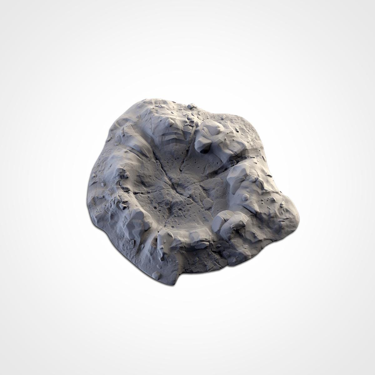 Bomb Craters Terrain Set | 32mm Battlefield Blast Crater Scenery | Post Apocalyptic Wargaming Tabletop Cover | War Torn Sci-Fi Diorama