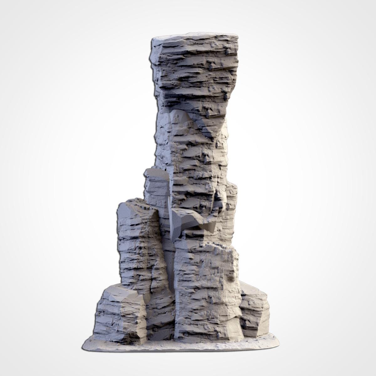 Rocky Mountains Terrain Set | 32mm Cliffs Hills & Rock Formations | Tabletop Wargaming Desert Scenery | Fantasy Sci-Fi RPG Landscape