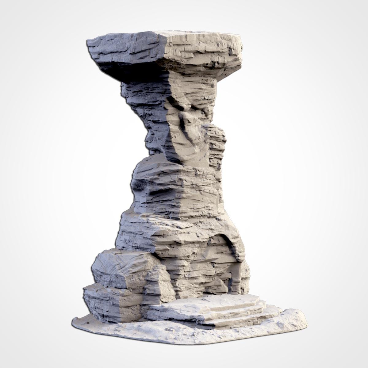 Rocky Mountains Terrain Set | 32mm Cliffs Hills & Rock Formations | Tabletop Wargaming Desert Scenery | Fantasy Sci-Fi RPG Landscape