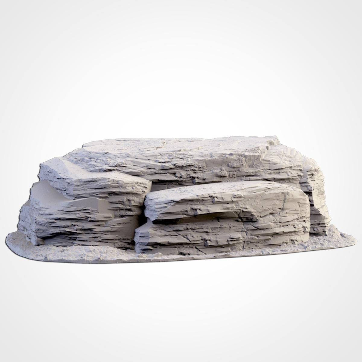 Rocky Mountains Terrain Set | 32mm Cliffs Hills & Rock Formations | Tabletop Wargaming Desert Scenery | Fantasy Sci-Fi RPG Landscape
